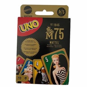 UNO Cards Mattel 75th Anniversary Cards New